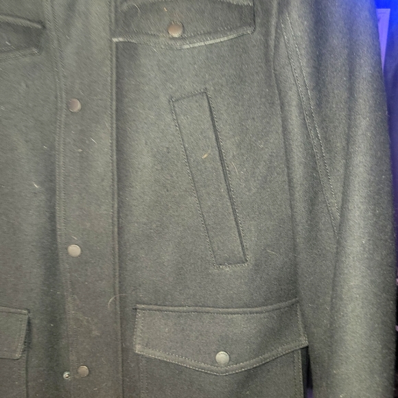 US MEDIUM mens guess winter coat BLACK - Picture 3 of 6